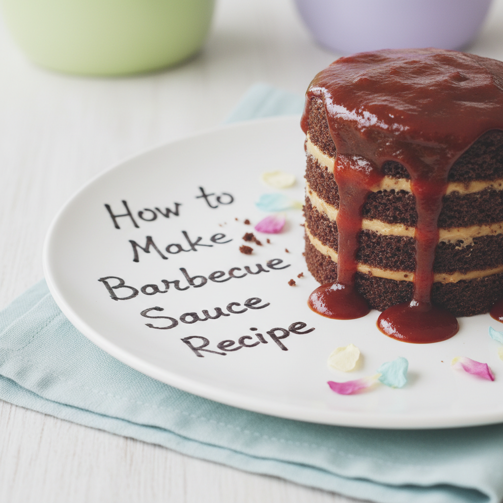 How to Make Barbecue Sauce Recipe